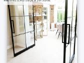 Metalo stiklo durys Loft - nuotraukos Nr. 7