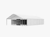 Modulinė palapinė skaidri arba balta 10x30 - nuotraukos Nr. 9
