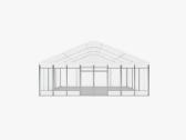 Modulinė palapinė skaidri arba balta 10x30 - nuotraukos Nr. 5