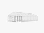 Modulinė palapinė skaidri arba balta 10x30 - nuotraukos Nr. 4