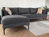 Kampinė sofa ir fotelis