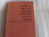 Klasės ir politinės partijos Lietuvoje 1919-1926 m