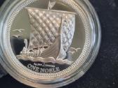 Reta 2 oz sidabrine 999 prabos moneta - nuotraukos Nr. 7