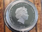 Retos sidabrines 2 oz medineje dezuteje - nuotraukos Nr. 2