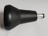 Baldų kojelė: aukštis 10cm juoda