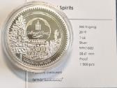Mongolija 1 oz ag 999 reta moneta - nuotraukos Nr. 3