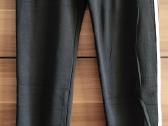 Juodos tamprės (leginsai) 3xl/4xl su baltais dryži