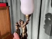 Antikvariniai sieniniai sviestuvai su cherubais - nuotraukos Nr. 2