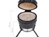 Keramikinė Kamado kepsninė-rūkykla vidaxl - nuotraukos Nr. 4