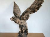 Erelis didelis 57 cm medinis išdrožtas suvenyras - nuotraukos Nr. 4