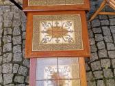 Vintažiniai mid century tikmedžio staliukai - nuotraukos Nr. 10