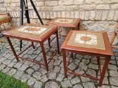 Vintažiniai mid century tikmedžio staliukai - nuotraukos Nr. 23