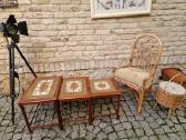 Vintažiniai mid century tikmedžio staliukai - nuotraukos Nr. 26