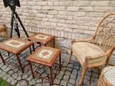 Vintažiniai mid century tikmedžio staliukai - nuotraukos Nr. 28