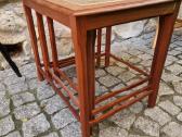 Vintažiniai mid century tikmedžio staliukai - nuotraukos Nr. 30