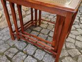 Vintažiniai mid century tikmedžio staliukai - nuotraukos Nr. 31