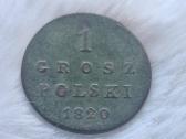 Grosz polski 1820