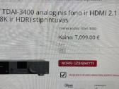 Stiprintuvas Lyngdorf Tdai-3400 - nuotraukos Nr. 4
