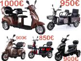 Elektrinis triratis motoroleris skuteris pigiausia