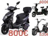 Elektrinis motoroleris cioperis uz savikaina