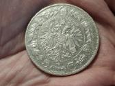 Austrija 5 kronos 1907 sidabras