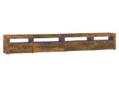 Balta TV spintelė su LED apšvietimu, 2703540cm - nuotraukos Nr. 2