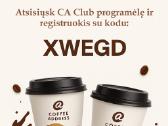 Nori 2 kavos puodelių nemokamai?