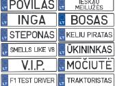 Numerio rėmeliai su įvairiais užrašais - nuotraukos Nr. 3
