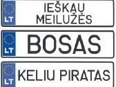 Numerio rėmeliai su įvairiais užrašais - nuotraukos Nr. 10