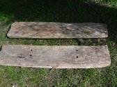 Antikvariniai ąžuoliniai suolo viršūs 2 vnt.155x34