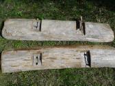 Antikvariniai ąžuoliniai suolo viršūs 2 vnt.155x34 - nuotraukos Nr. 2