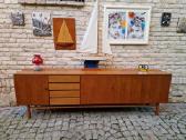 Vintažinė mid century riešutmedžio indauja/komoda - nuotraukos Nr. 6