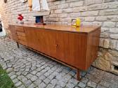 Vintažinė mid century riešutmedžio indauja/komoda - nuotraukos Nr. 23