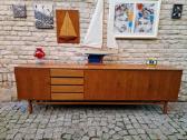 Vintažinė mid century riešutmedžio indauja/komoda - nuotraukos Nr. 24