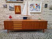 Vintažinė mid century riešutmedžio indauja/komoda - nuotraukos Nr. 26