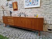 Vintažinė mid century riešutmedžio indauja/komoda - nuotraukos Nr. 32