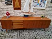 Vintažinė mid century riešutmedžio indauja/komoda - nuotraukos Nr. 36