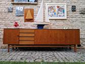 Vintažinė mid century riešutmedžio indauja/komoda - nuotraukos Nr. 38