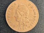 Naujoji Kaledonija 1984 100 francs Ni-brass - nuotraukos Nr. 2
