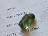 Parduoda natūralų 15ct peridotą - nuotraukos Nr. 2