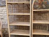 Vintažinės skelto bambuko rankų darbo etažerė - nuotraukos Nr. 21
