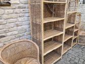Vintažinės skelto bambuko rankų darbo etažerė - nuotraukos Nr. 24