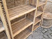 Vintažinės skelto bambuko rankų darbo etažerė - nuotraukos Nr. 37