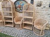 Vintažiniai rankų darbo skelto bambuko krėslai - nuotraukos Nr. 24