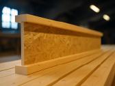I-beam sijos statybinė mediena dvitėjės