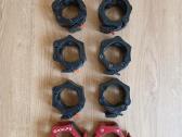 Plastikiniai grifo užraktai 50 mm, 8 vnt.