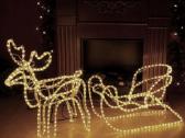 LED dekoracija elnias su rogėmis - nuotraukos Nr. 7