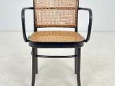 Thonet stiliaus krėslas su ratanu - nuotraukos Nr. 2