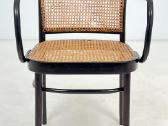 Thonet stiliaus krėslas su ratanu - nuotraukos Nr. 3