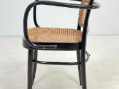 Thonet stiliaus krėslas su ratanu - nuotraukos Nr. 5